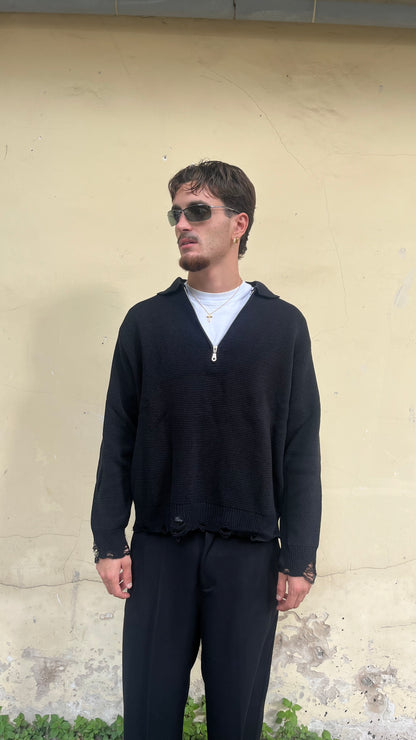 POLO CON ZIP