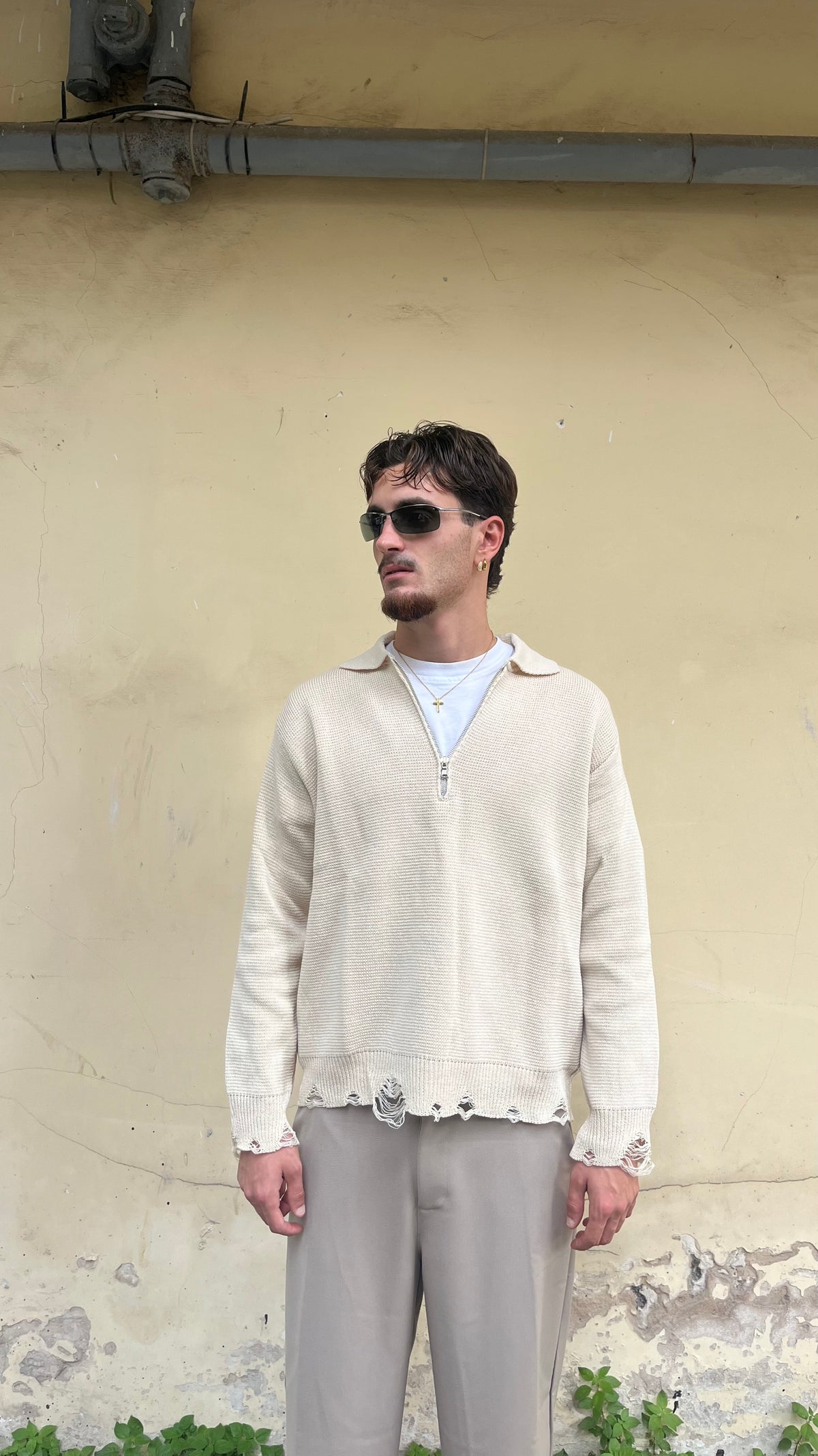 POLO CON ZIP