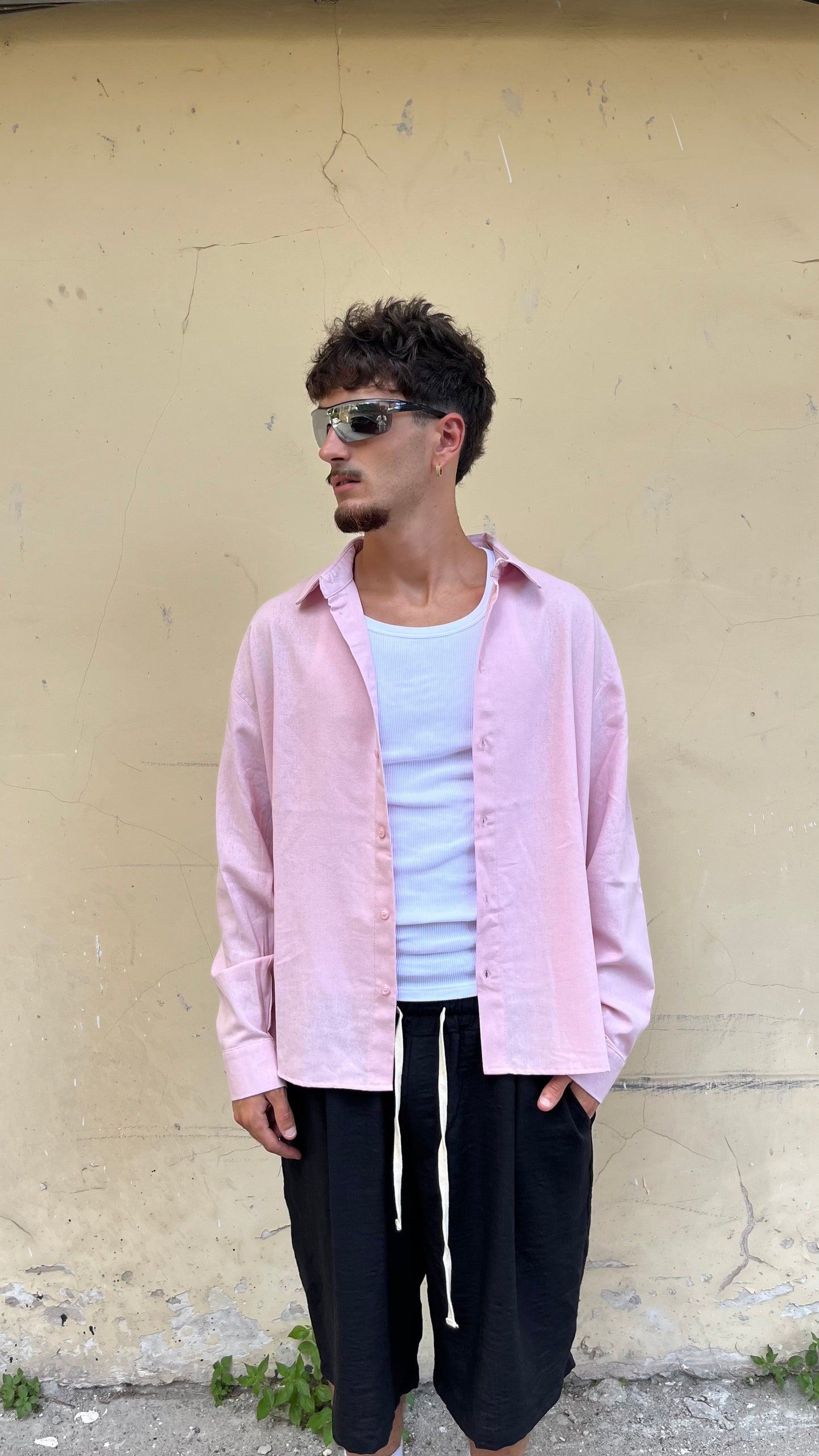 CAMICIA OVER LINO