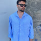 CAMICIA CROP RIGATA